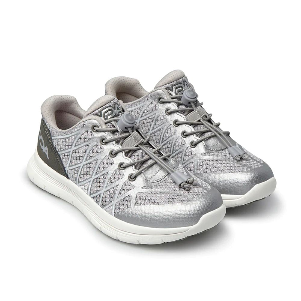 Zapato de mujer Optima Molliter YDA Silver con suela Rocker