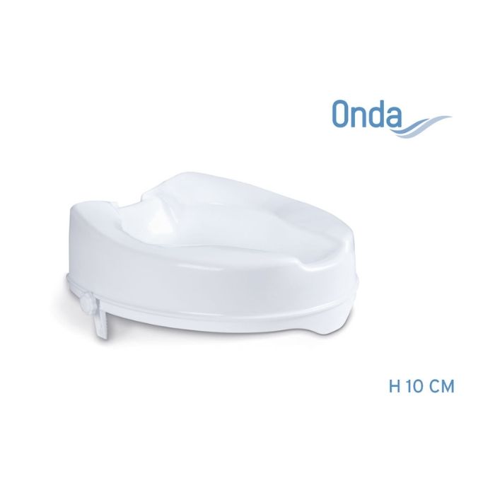 Réhausseur de WC Mopedia gamme Onda pour seniors, hauteur 10 cm