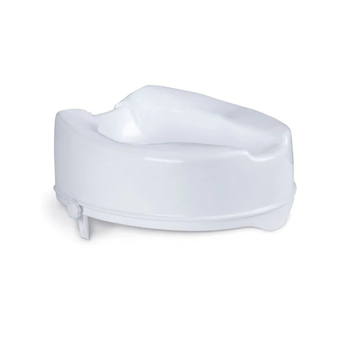 Mopedia Raised Toilet Seat with Adjustable Brackets, 14 cm