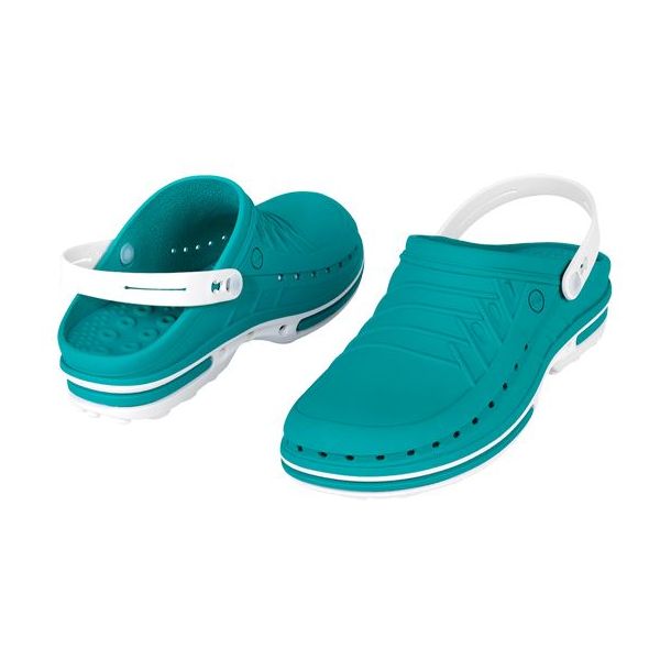 Zuecos sanitarios Kinemed Wock Clog, esterilizables, azul marino