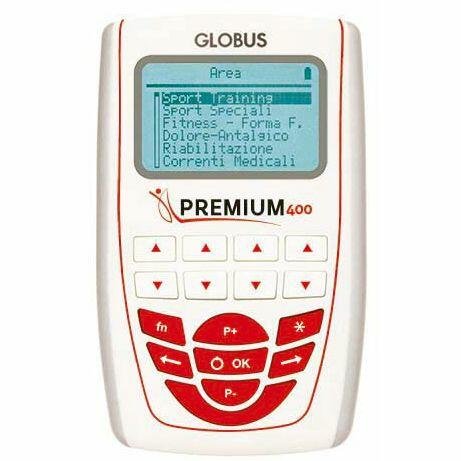 Globus Premium 400 Elektrostimulator für TENS, Reha und Sport