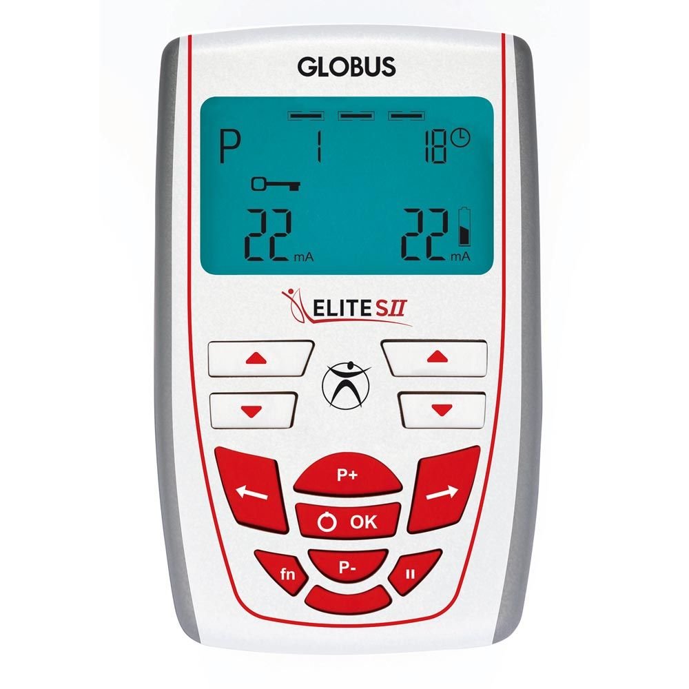 Globus Elite SII, electroestimulador de 2 canales con 100 programas