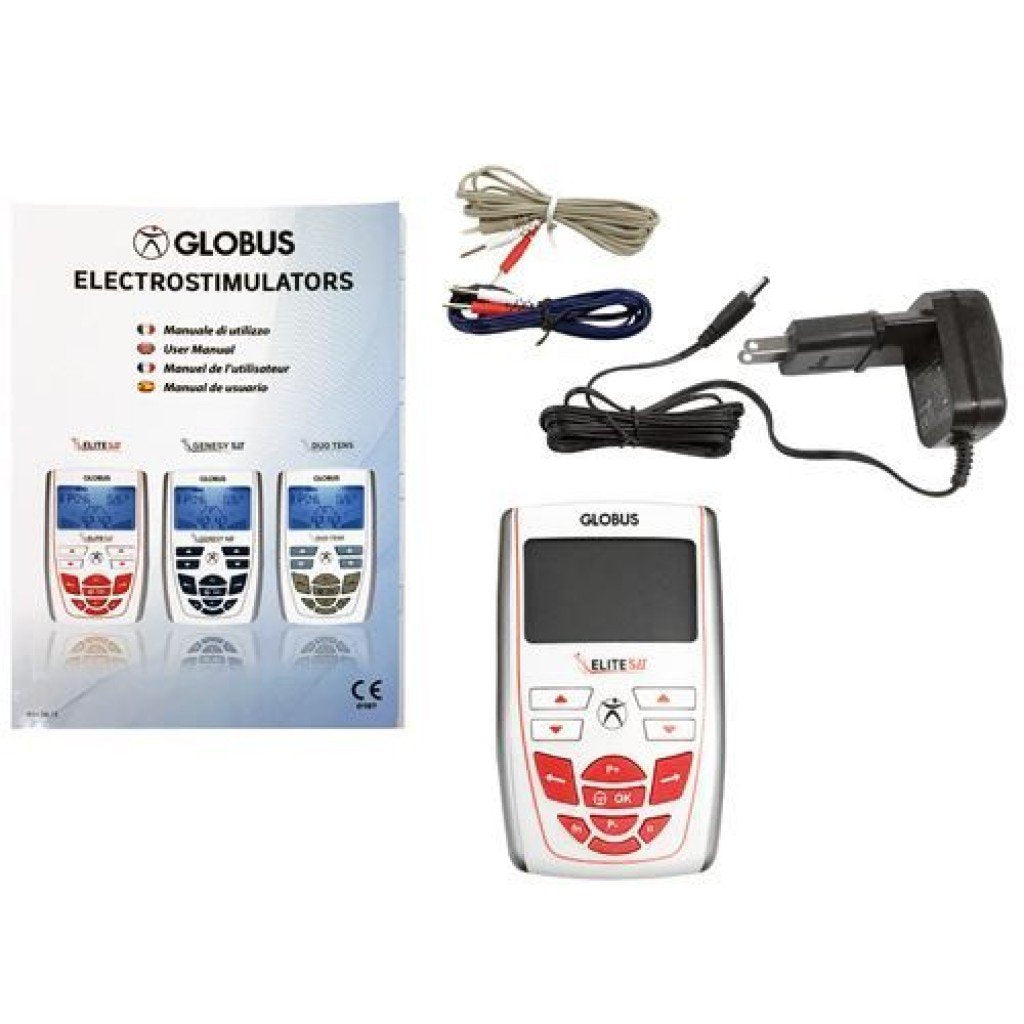 Globus Elite SII, electroestimulador de 2 canales con 100 programas