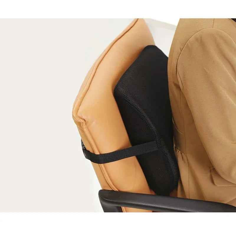 Moretti coussin lombaire ergonomique pour voiture et chaise, 35x27 cm