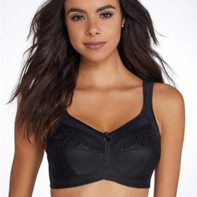 Amoena Isadora eleganter BH in Schwarz mit Taschen für Brustprothesen