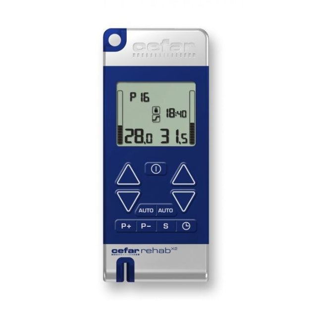Chattanooga Cefar Rehab X2: 2-channel electrostimulator, 30 programs