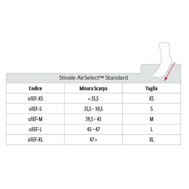 Aircast AirSelect Standard Tall Walker Boot with 2 Air Cells