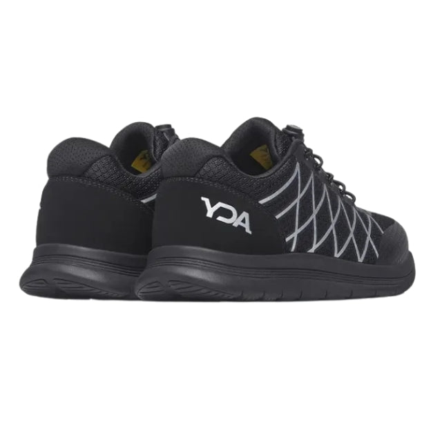 Optima Molliter YDA Schwarz: orthopädischer Schuh, schwarze Sohle