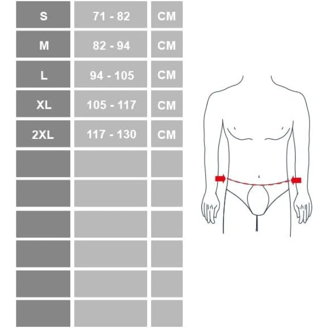 Pavis Erniaslip 656 Leistenbruch-Slip, schwarz