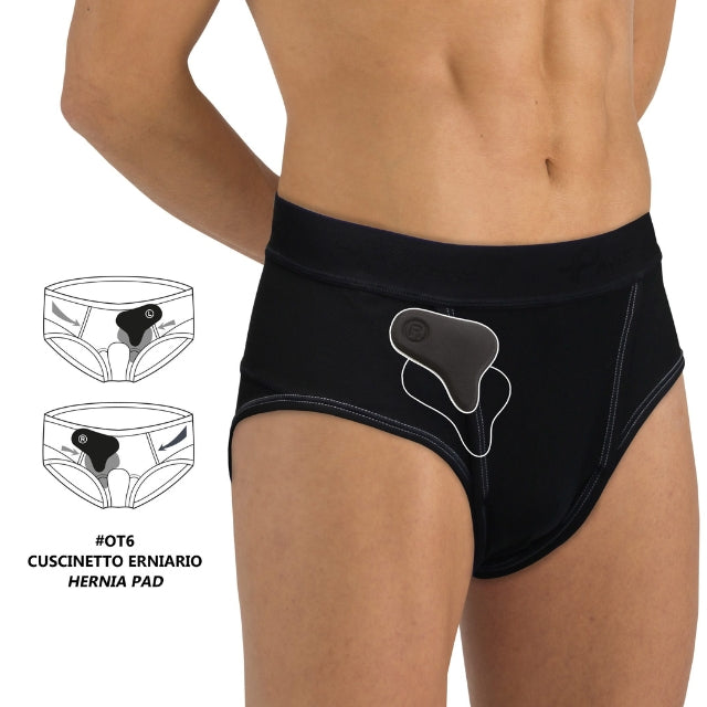 Pavis Erniaslip 656 Leistenbruch-Slip, schwarz