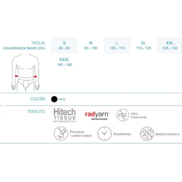 Pavis guaina compressiva post addominoplastica con spalline