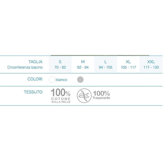 Pavis Servoclin art. 610 slip basso nero per ernia inguinale