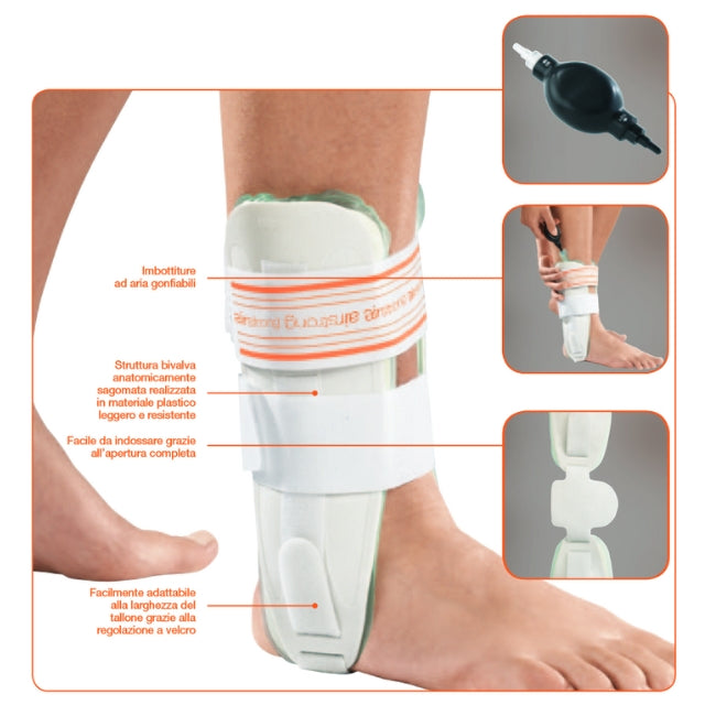 Roten Airstrong Two-Shell Ankle Brace with Air Pads