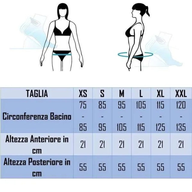 Roten Sat 1336 busto dorso-lombare con spallacci da donna