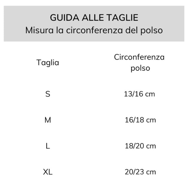 Roten Polfit 19 polsiera rigida corta con stecca palmare