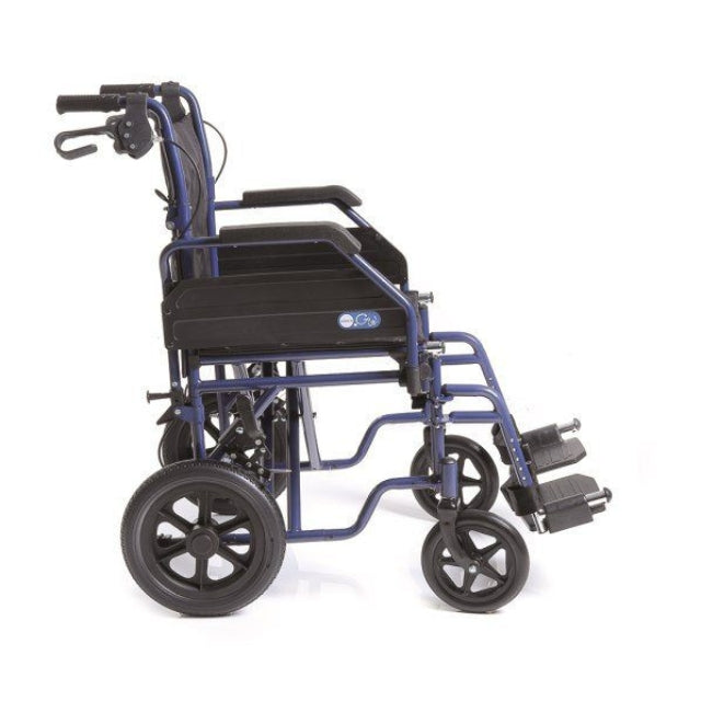 Fauteuil roulant de transit pliant Moretti GO! rouge