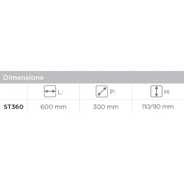 Almohada cervical Moretti viscoelástica estampada 60x30x11 cm