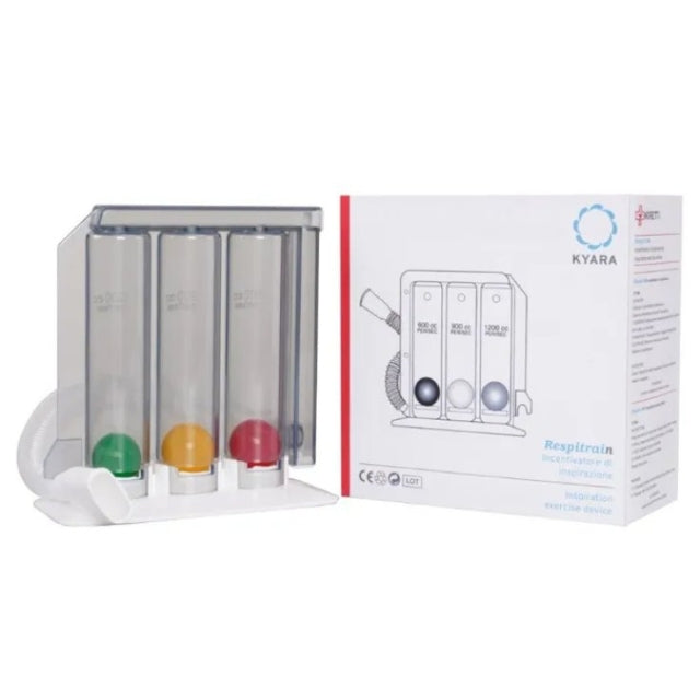 Moretti Respitrain incentivatore respiratorio a 3 sfere colorate