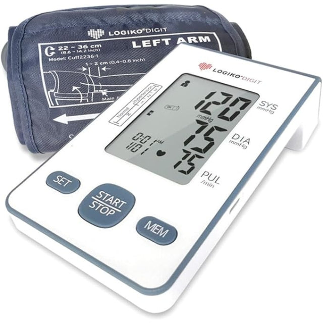 Moretti tensiómetro de brazo automático con pantalla LCD de 3 pulgadas