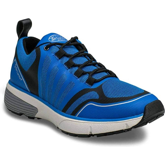 Dr. Comfort Gordon azul, zapatilla de hombre con suela Dr. Comfort