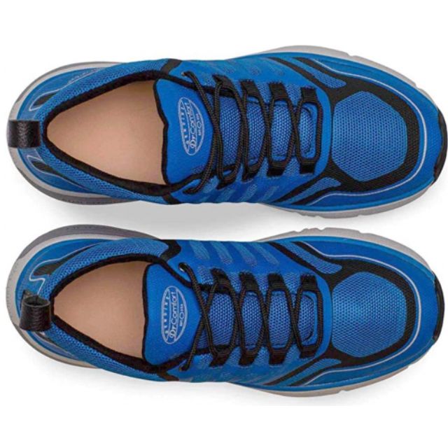 Dr. Comfort Gordon azul, zapatilla de hombre con suela Dr. Comfort