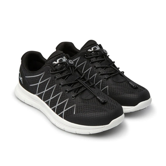 Optima Molliter YDA schwarz mit weißer Sohle, Schuh mit Spring System
