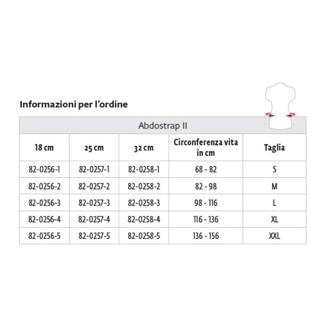 DonJoy Abdostrap II Bauchbandage nach Entbindung, Höhe 25 cm