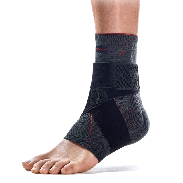 Tobillera DonJoy Malleoforce Plus con vendaje cruzado