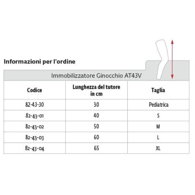 Attelle d'immobilisation du genou DonJoy AT4 3V en extension