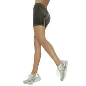 Solidea pantalón corto micromasaje negro de tejido ondulado