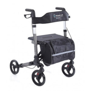 Mopedia Oceano 2.0 rollator plegable de aluminio con asiento