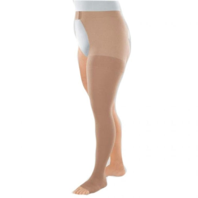 Juzo Soft Kompressionsstrumpfhose K2 einbeinig, offene Spitze