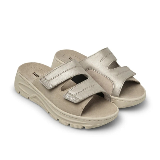 Optima Molliter IRIS Orthopedic Leather Slipper, TQURA Line