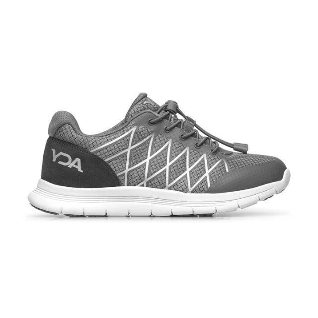 YDA Vault W15 sneaker grigia in pelle e tessuto Optima Molliter