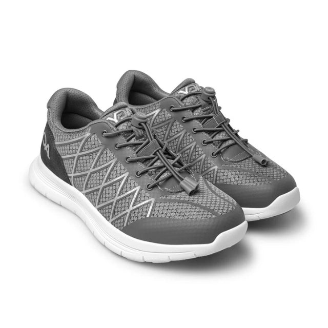 YDA Vault W15 sneaker grigia in pelle e tessuto Optima Molliter