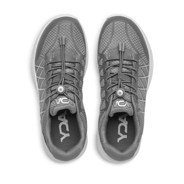 YDA Vault W15 sneaker grigia in pelle e tessuto Optima Molliter