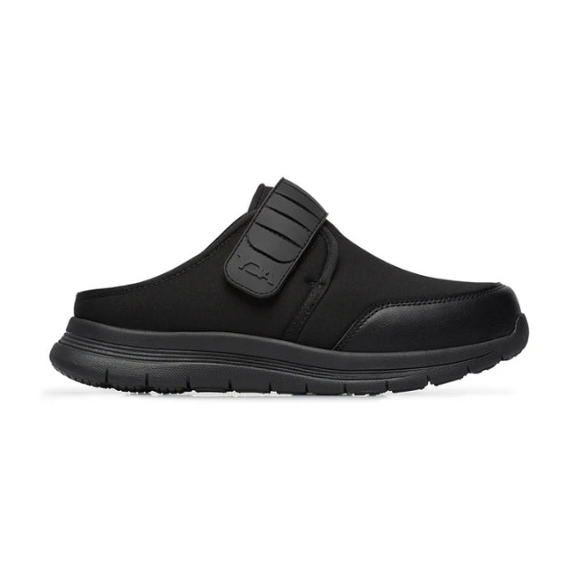 Zueco ortopédico Optima Molliter SAND CB negro con suela Rocker