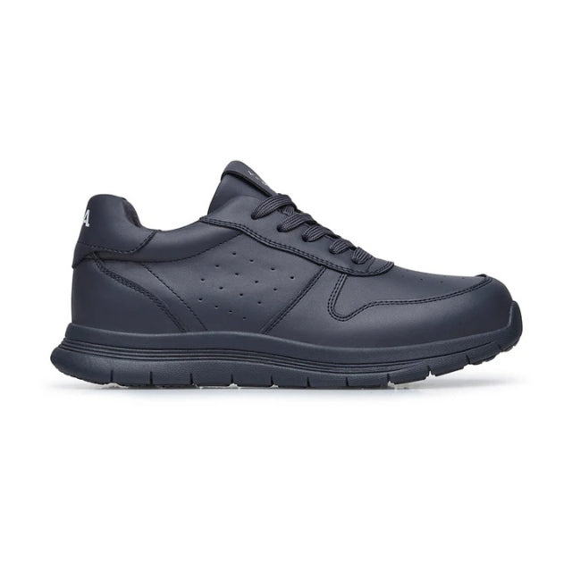 Sneaker YDA Trail bleue color block en cuir, Optima Molliter