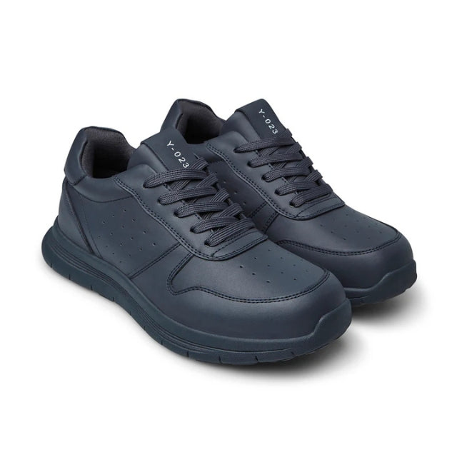 Sneaker YDA Trail bleue color block en cuir, Optima Molliter