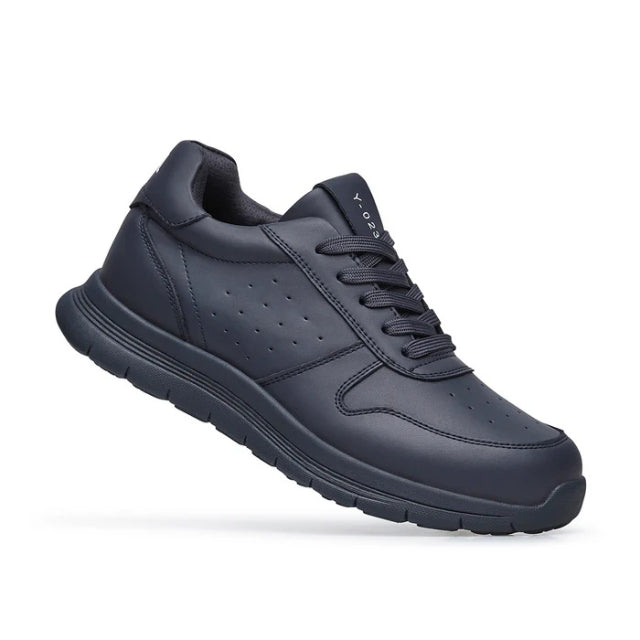 Sneaker YDA Trail bleue color block en cuir, Optima Molliter