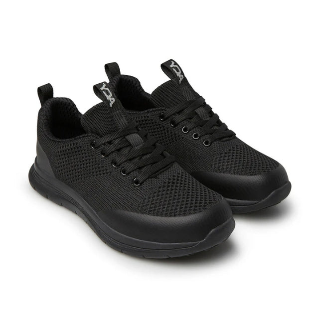 YDA Cody Lurex sneaker donna nera con effetto lurex Optima Molliter