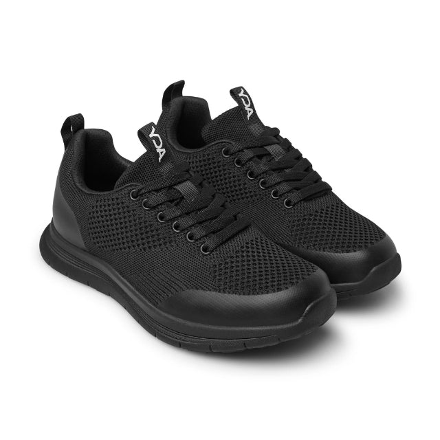 YDA Cody Black Sneaker, Black Sole, by Optima Molliter
