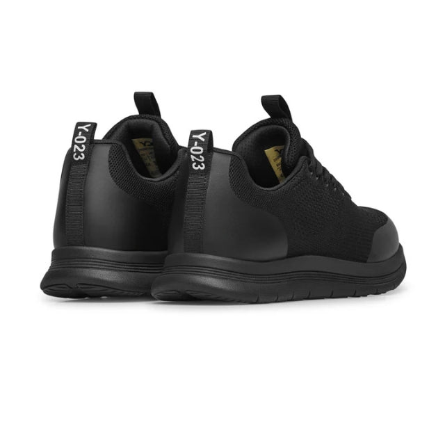 YDA Cody Black Sneaker, Black Sole, by Optima Molliter