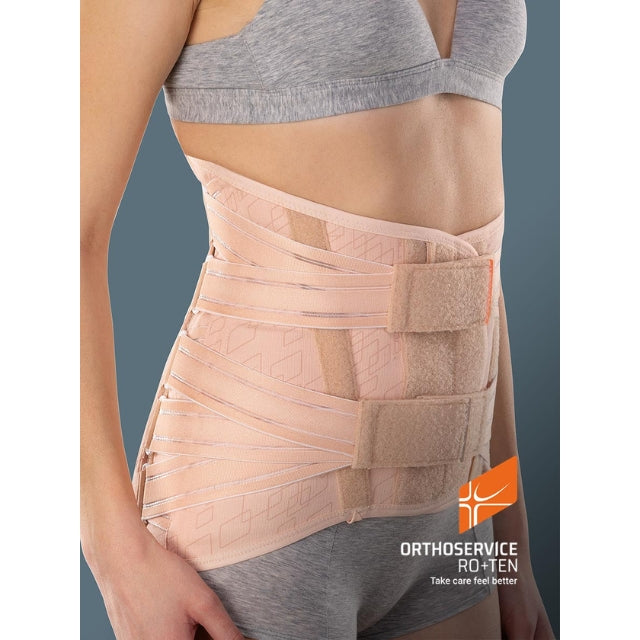 Ceinture lombaire haute femme Roten Sat 1322 à sangles élastiques