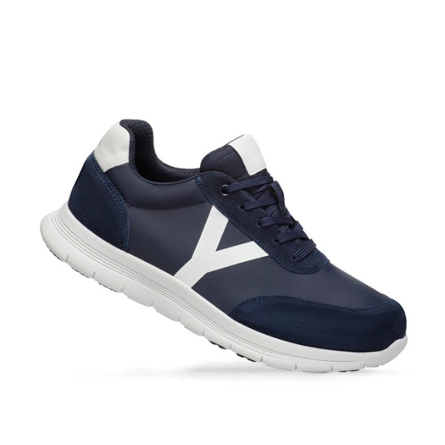 Optima Molliter Mas sneaker in midnight blue and white, extra fit