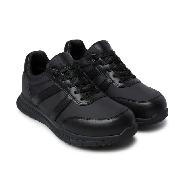 Optima Molliter Kurt sneaker nera in pelle e soft-tech, Pro extra fit