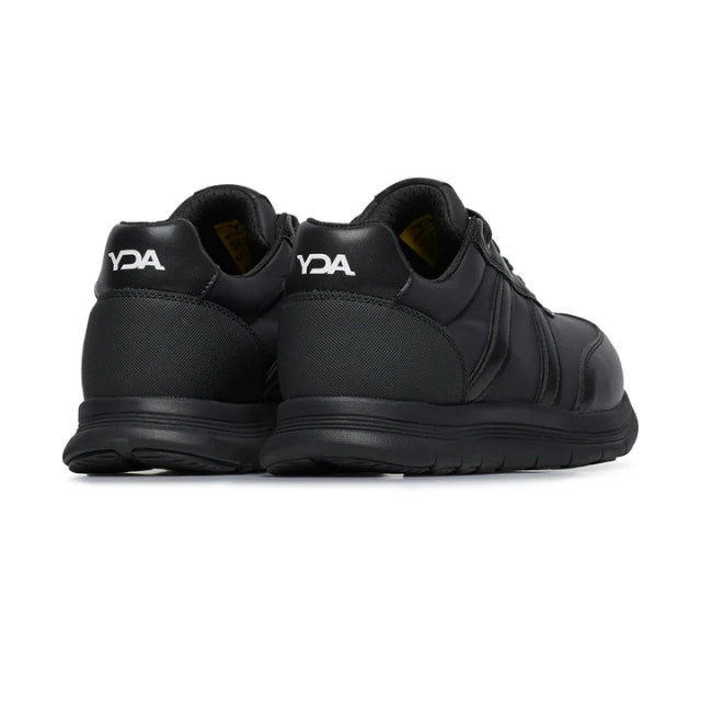 Optima Molliter Kurt sneaker nera in pelle e soft-tech, Pro extra fit