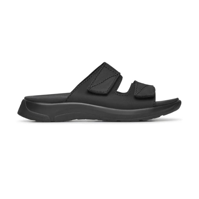 Zapatilla ortopédica Optima Molliter Link de piel negra, Dedalo