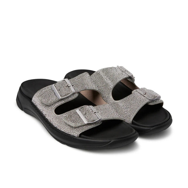 Zapatilla ortopédica mujer Optima Molliter Link Silver Softy Jewel