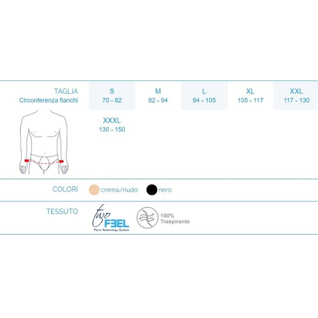 Ceinture abdominale Pavis 679 à double fermeture frontale, 27 cm